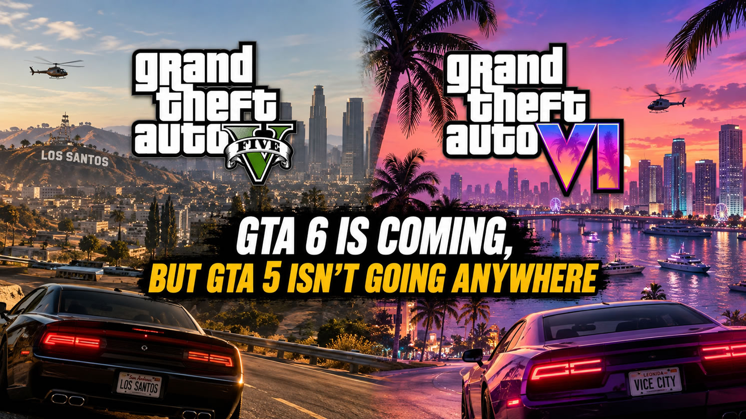 GTA 6 Is Coming, But GTA 5 Isn't Going Anywhere